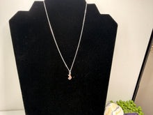 Load image into Gallery viewer, Sterling Silver Cat Pendant – Dainty 925 Silver Charm (6 × 16 mm)