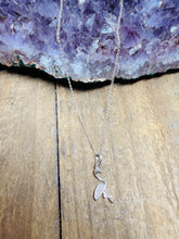 Load image into Gallery viewer, Sterling Silver Flamingo Pendant with Cubic zirconia – Dainty, Sparkly &amp; Coastal