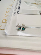 Load image into Gallery viewer, Sterling Silver Heart Stud Earrings – Dainty, Everyday Elegance