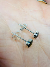 Load image into Gallery viewer, Sterling Silver Heart Stud Earrings – Dainty, Everyday Elegance