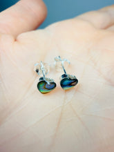 Load image into Gallery viewer, Sterling Silver Heart Stud Earrings – Dainty, Everyday Elegance