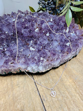 Load image into Gallery viewer, Sterling Silver Heart Pendant with Cubic zirconia – Dainty, Sparkly &amp; Timeless