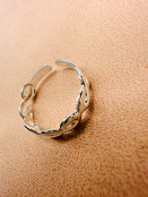 Load image into Gallery viewer, Sterling Silver Infinity Toe Ring – Adjustable 925 Silver Design
