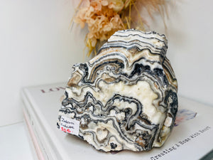 Zebra Calcite display piece