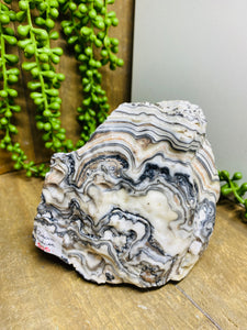 Zebra Calcite display piece