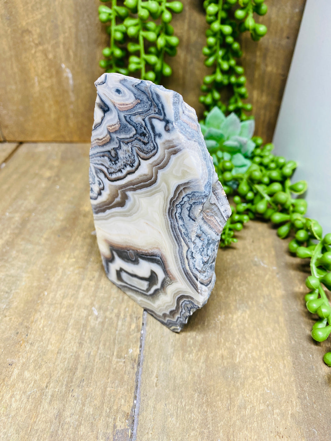 Zebra Calcite display piece