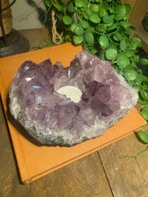 Load image into Gallery viewer, Amethyst Crystal tea light candle holder - home décor