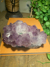 Load image into Gallery viewer, Amethyst Crystal tea light candle holder - home décor