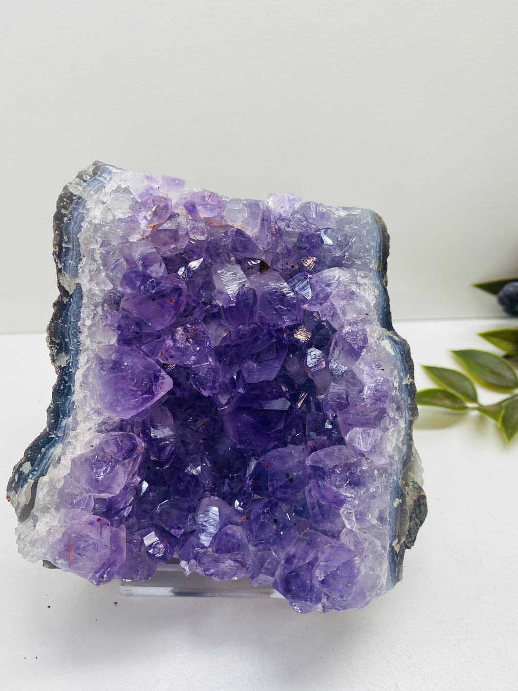 Amethyst Crystal with removable display stand