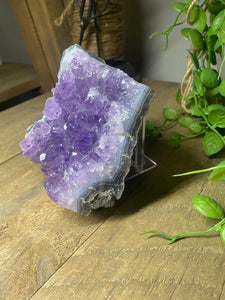 Amethyst Crystal with removable display stand