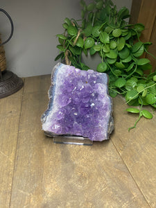 Amethyst Crystal with removable display stand