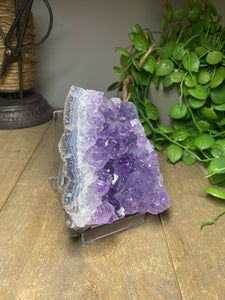 Amethyst Crystal with removable display stand