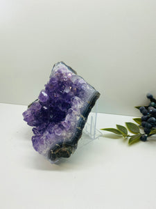 Amethyst Crystal with removable display stand