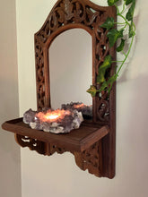 Load image into Gallery viewer, Amethyst Crystal Candle Holder, home décor