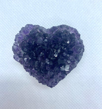 Load image into Gallery viewer, Amethyst crystal heart 