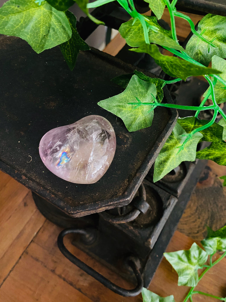 Amethyst love heart