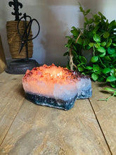 Load image into Gallery viewer, Amethyst Crystal tea light candle holder