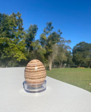 Load image into Gallery viewer, Aragonite egg - office decor or unique home display piece