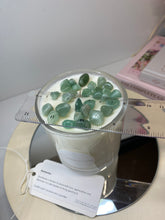 Load image into Gallery viewer, Large Aventurine natural soy Candle - Large candle size (285g)