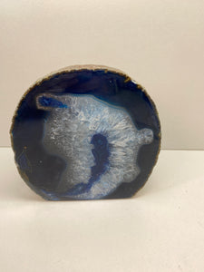 Blue Agate tea light Candle Holder