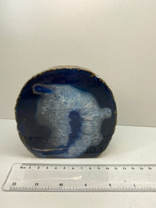 Blue Agate tea light Candle Holder