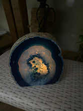 Load image into Gallery viewer, Blue Agate tea light Candle Holder