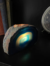 Load image into Gallery viewer, Blue Agate tea light Candle Holder