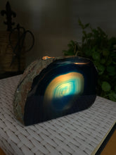 Load image into Gallery viewer, Blue Agate tea light Candle Holder