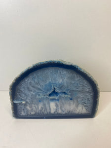 Blue Agate tea light Candle Holder 43