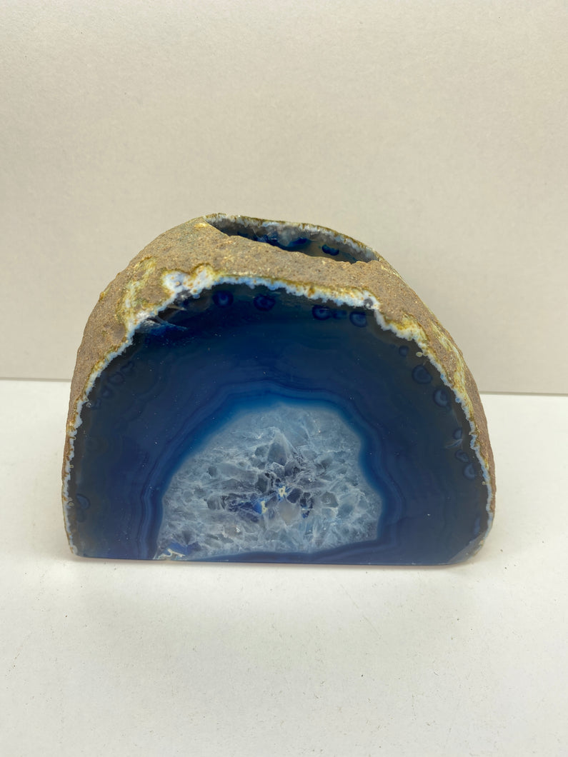 Blue Agate tea light Candle Holder