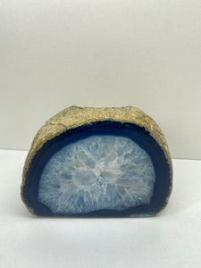 Blue Agate tea light Candle Holder