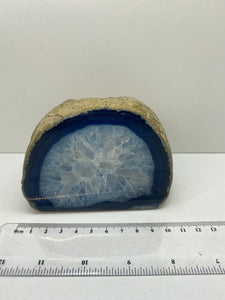 Blue Agate tea light Candle Holder