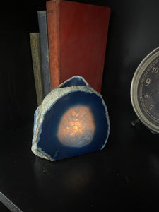 Blue Agate tea light Candle Holder