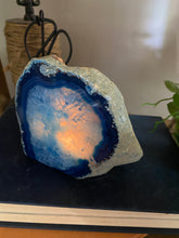 Load image into Gallery viewer, blue agate tea light candle holder