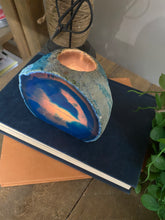 Load image into Gallery viewer, Blue Agate tea light Candle Holder