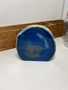 Blue Agate tea light Candle Holder