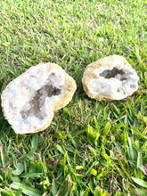Load image into Gallery viewer, Clear Quartz crystal geode - home décor and table display 13