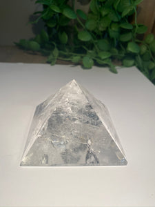 Clear Quartz pyramid, paper weight or unique display piece MD003