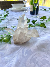 Load image into Gallery viewer, Clear quartz crystal cluster, home decor or table display