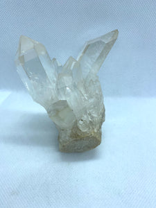 Clear quartz crystal cluster, home decor or table display