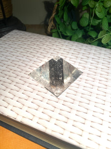 Clear Quartz pyramid - paper weight or unique display piece
