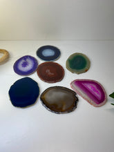 Load image into Gallery viewer, Coloured Agate windchime - natural stone home decor or patio display