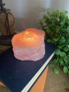 Extra Large Rose Quartz tea light Candle Holder 63