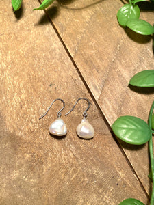 Sterling silver Fresh water Pearl earrings - jewellery