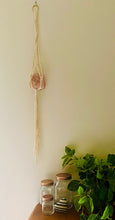 Load image into Gallery viewer, Rose Quartz Macrame wall hanging