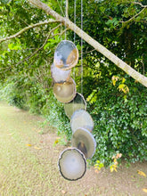Load image into Gallery viewer, Natural Agate windchime - natural stone home decor or patio display