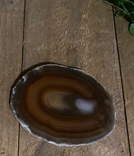 Load image into Gallery viewer, Natural polished Agate Slice drink coaster