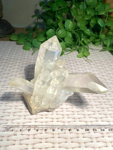Load image into Gallery viewer, Clear Quartz Crystal Cluster - home décor and table display