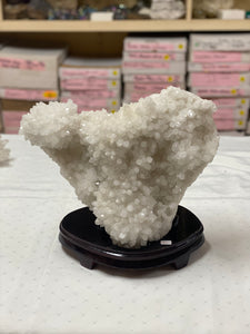 Large White Quartz Crystal Cluster - home décor and table display