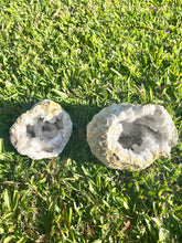 Load image into Gallery viewer, Large Clear Quartz crystal geode - home décor and table display AGMD0011